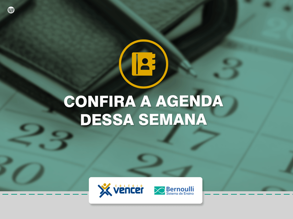 Agenda de fechamento dessa semana no Preparatório.