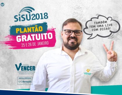 Plantão gratuito - Inscrições SISU