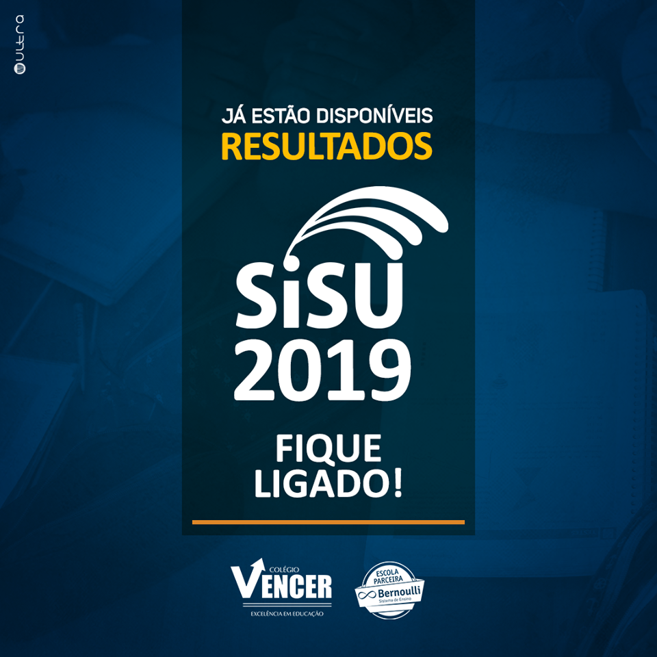 Os resultados do SISU já estão disponíveis!