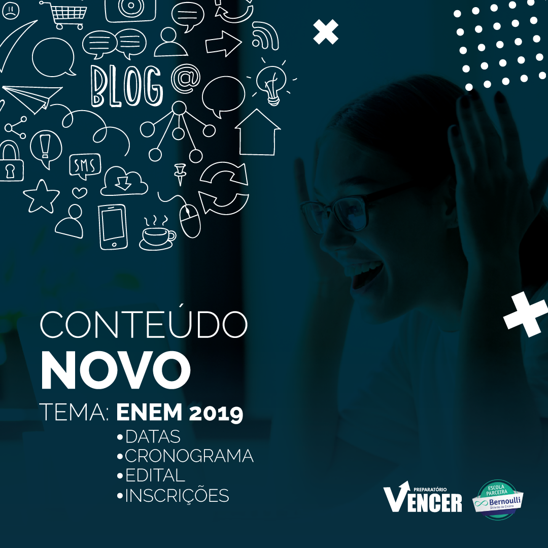 Enem 2019, fique ligado!